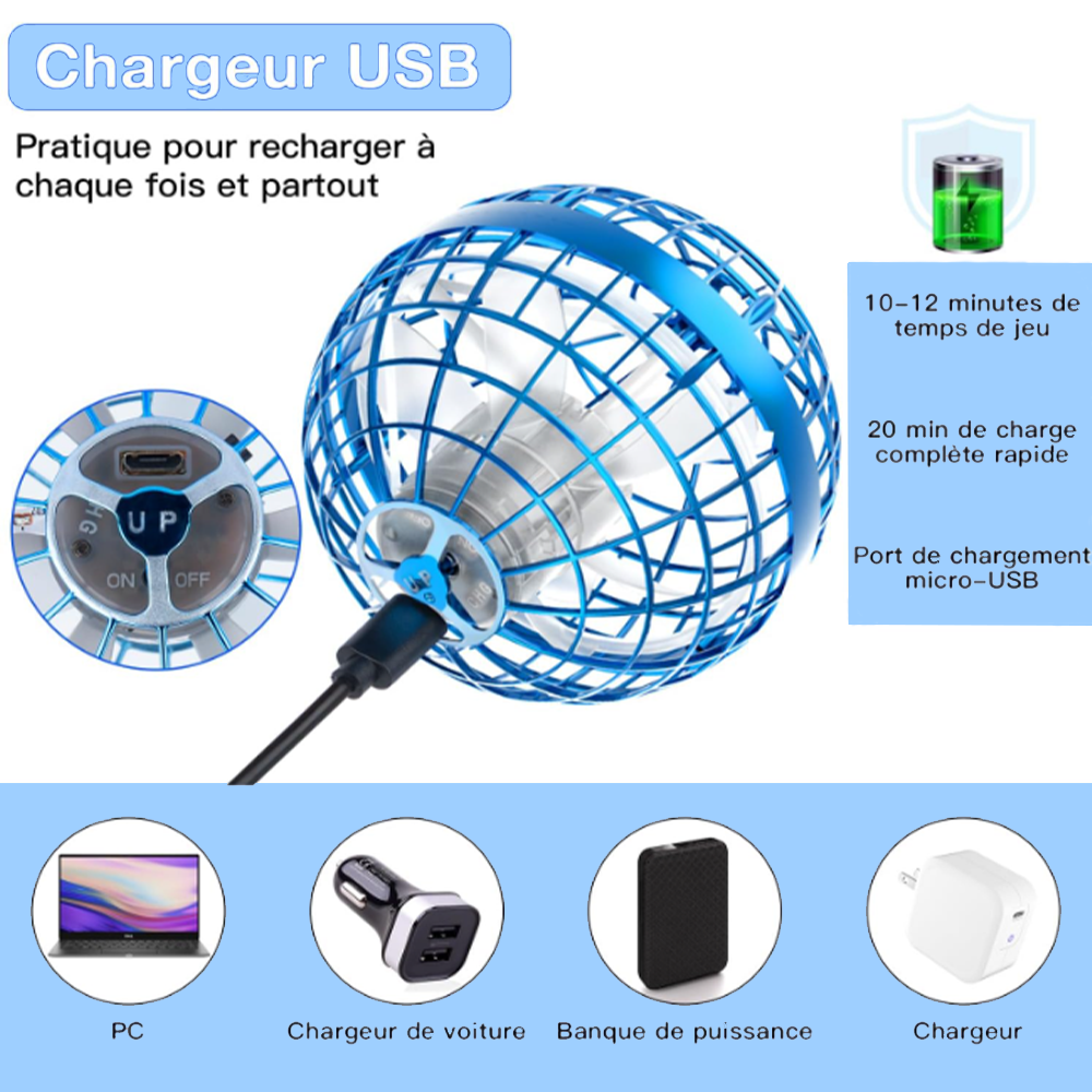 Balle Volante LED Boomerang